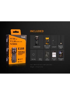fenix Rechargeable Flashlight Black  - Image 5