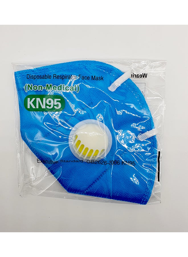 قناع وجه واق غير طبي KN95 أزرق 12سم  - Image 2