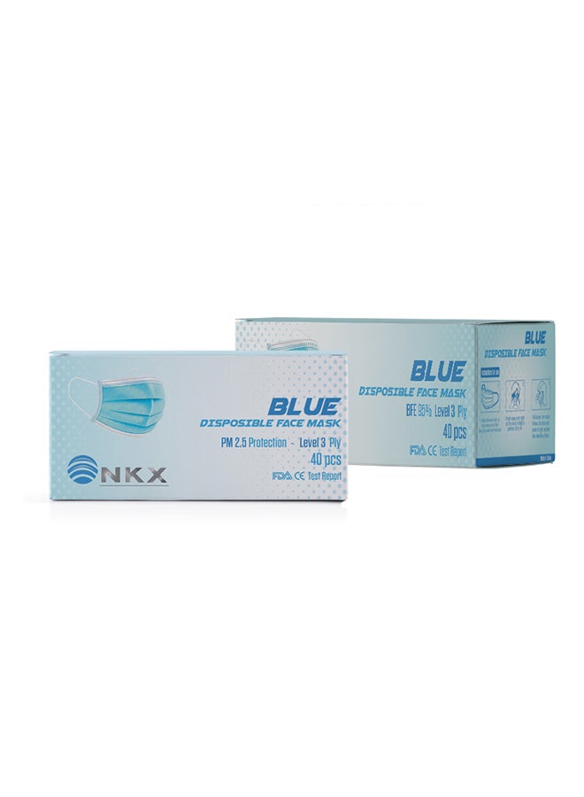 40-Piece Disposable Face Mask - Image 2