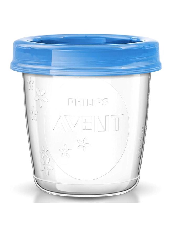 PHILIPS AVENT Pack Of 10 Breast Milk Storage Cups With Lids  - Image 2