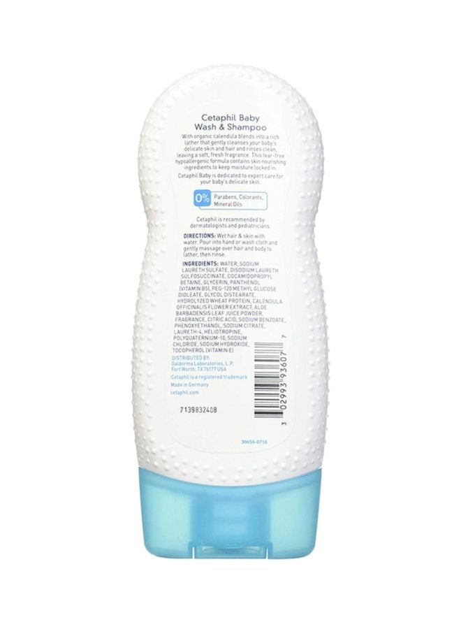 Cetaphil Pack Of 2 Baby Wash And Shampoo With Organic Calendula - 230ml - Image 2