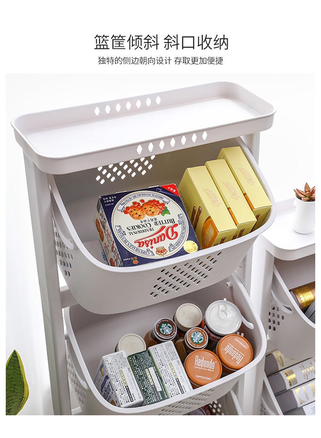 رومان جيفتس رف تخزين أرضي  متعدد الأغراض قابل للإزالة أبيض 110x44x33سم - Image 2