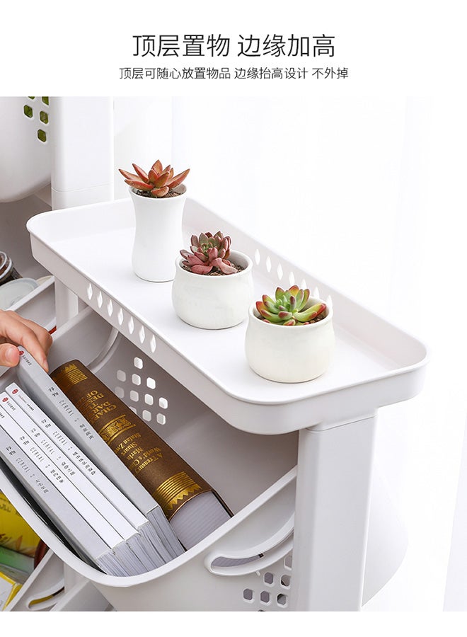 رومان جيفتس رف تخزين أرضي  متعدد الأغراض قابل للإزالة أبيض 110x44x33سم - Image 5