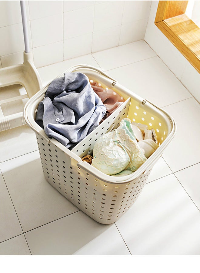 رومان جيفتس حامل تخزين للغسيل بتصميم قابل للفصل أبيض 45x26x80سم - Image 4