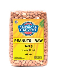 American Harvest Raw Peanuts 500grams 