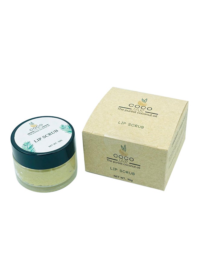 Coco Jar Shea And Honey Natural Lip Scrub Beige 30grams - Image 1