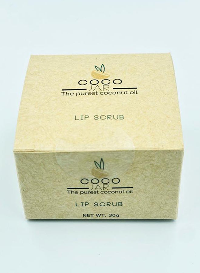 Coco Jar Shea And Honey Natural Lip Scrub Beige 30grams - Image 3