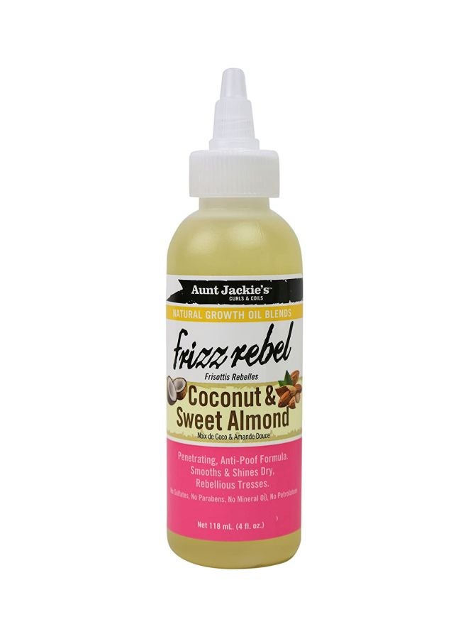 Aunt Jackie's Frizz Rebel Coconut And Sweet Almond Oil 118ml 