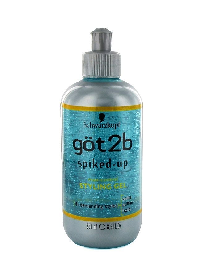 Got2b Spiked-Up Max Control Styling Gel 251ml