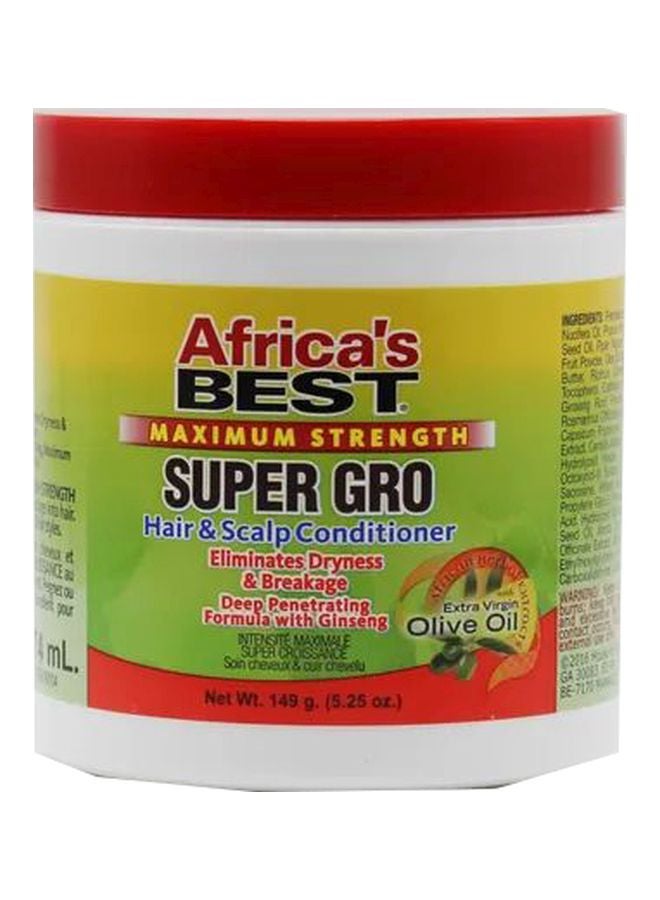 Africa's BEST Super Gro Maximum Strength Hair And Scalp Conditioner 149grams 