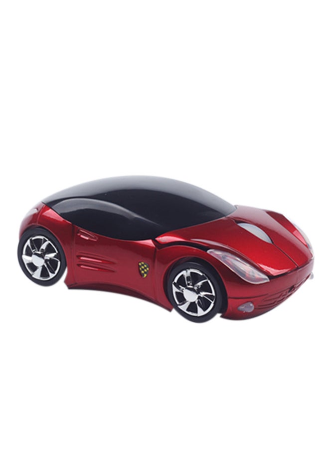 Car Style Optical Mouse Red - Image 1