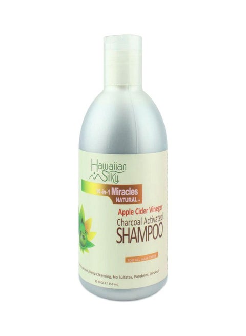 14-In-1 Miracles Apple Cider Vinegar Charcoal Activated Shampoo