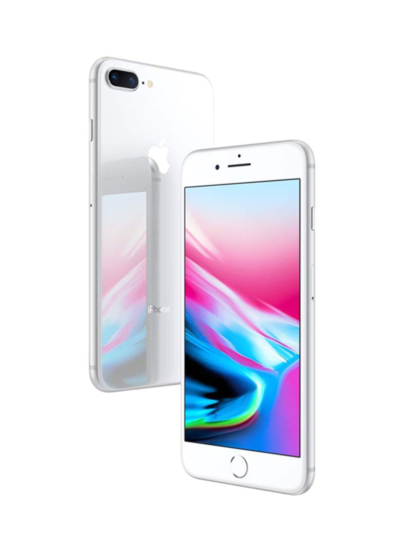 Apple - Refurbished - iPhone 8 Plus 256GB Silver 4G With Facetime - Middle East Version - Image 1