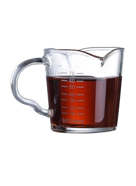 Espresso Measuring Cup Clear 6x6cm