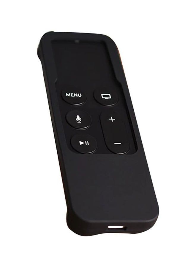 Generic Protective Silicone Cover For Apple TV 4th Gen Siri Remote Controller Black  - Image 1