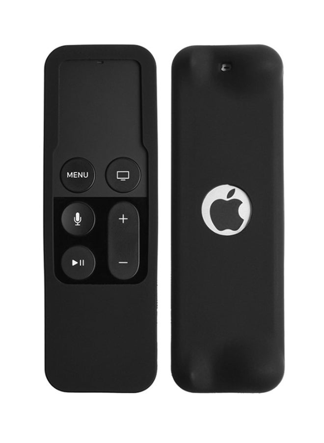 Generic Protective Silicone Cover For Apple TV 4th Gen Siri Remote Controller Black  - Image 2