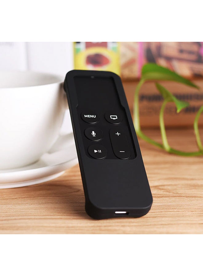 Generic Protective Silicone Cover For Apple TV 4th Gen Siri Remote Controller Black  - Image 3