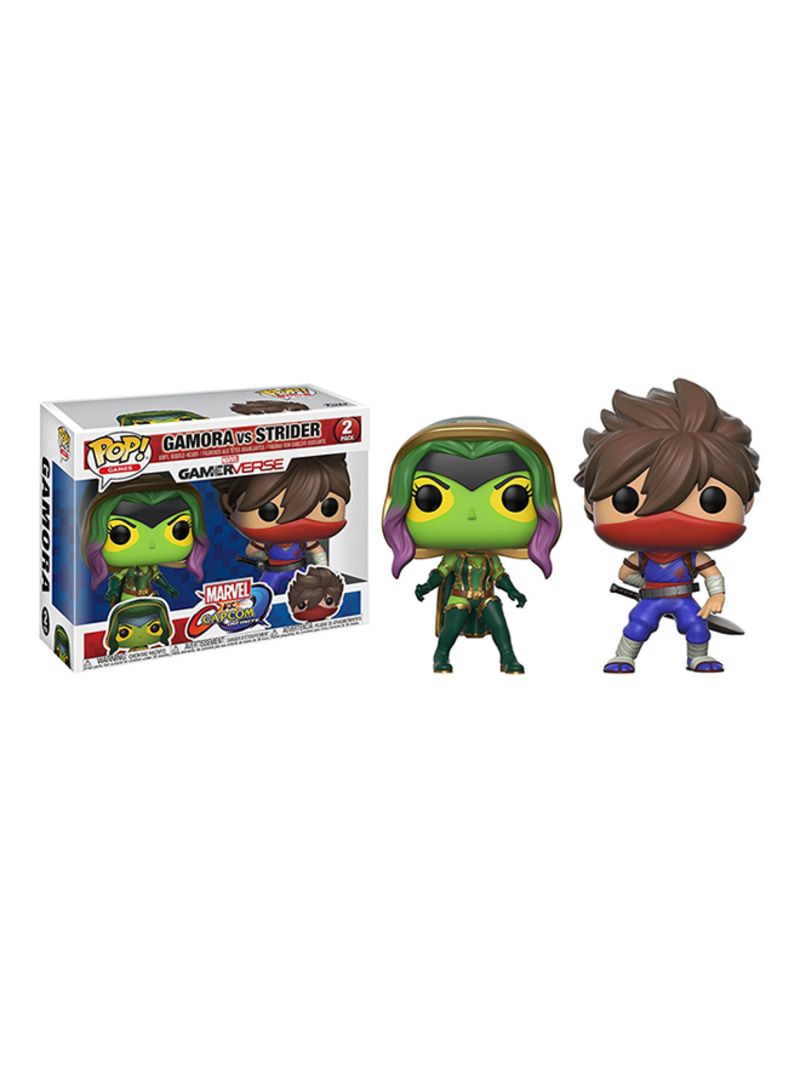Funko - POP! Games Marvel Vs Capcom Infinite : Gamora Vs Strider Bobblehead 3.5inch - Image 1