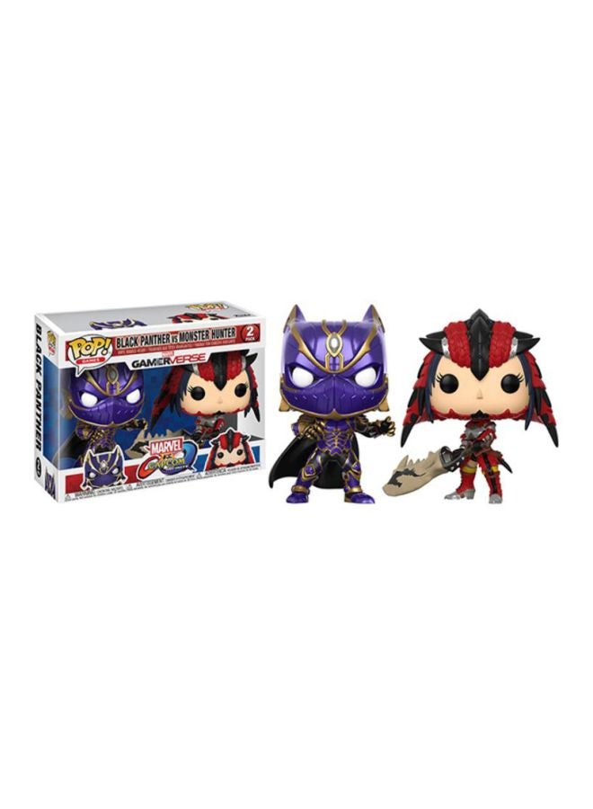 POP! Games Marvel Vs Capcom Infinite : Panther Vs Monster Hunter Bobblehead 2