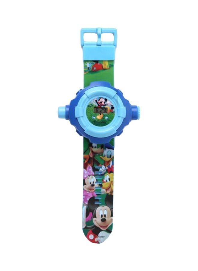 يونيك لعبة سوار على شكل ساعة مزودة بجهاز بروجيكتور بتصميم شخصية ديزني ميكي ماوس 3.3 x 55.1 x 26سم - Image 1