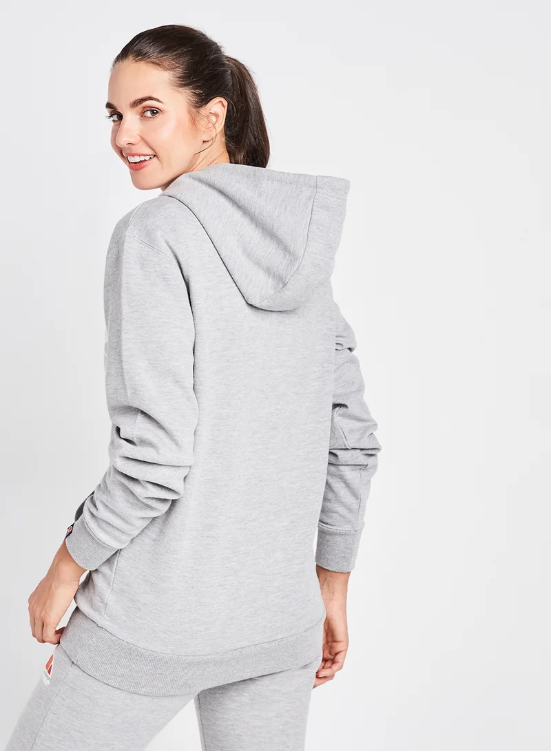 Ellesse Picton OH Hoodie Grey Marl