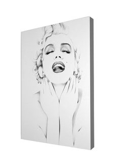 Rateel Wall Art Home Décor Painting Black/White 70x50centimeter 