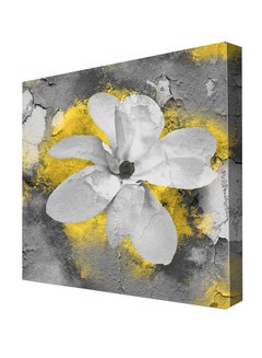 Rateel Wall Art Home Décor Painting Grey/Yellow 70x55cm 
