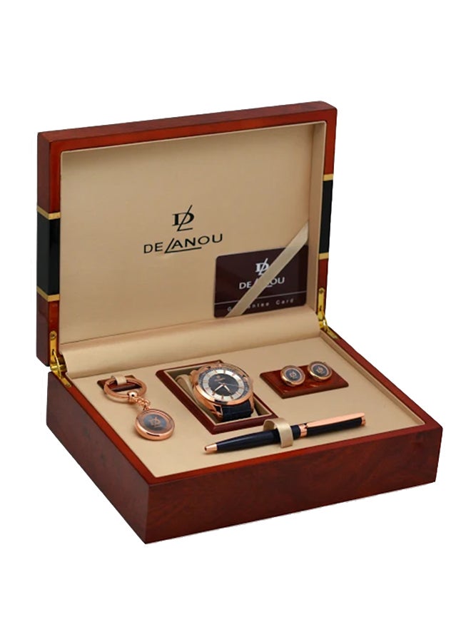 Delanou - Men's 4-Piece Watch Set - Image 1