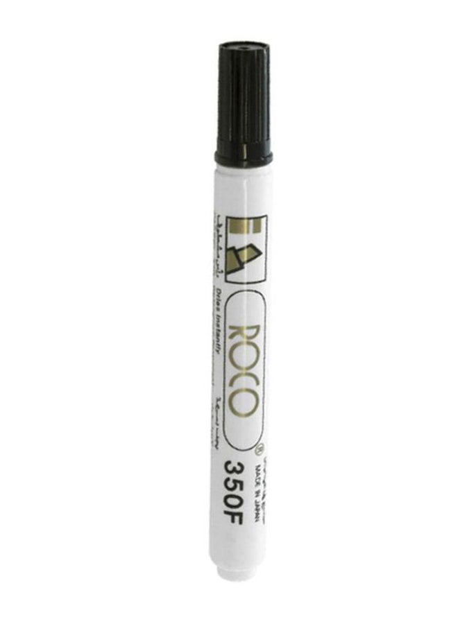 ROCO Chisel Tip Permanent Marker White/Gold/Black  - Image 1