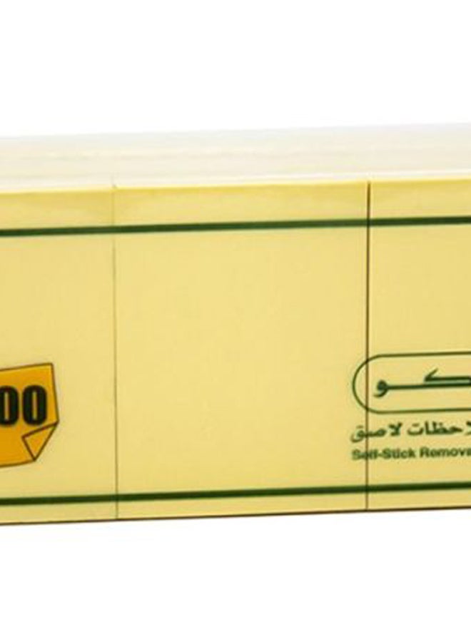 ROCO 300-Piece Self Adhesive Stick Notes Yellow - Image 2
