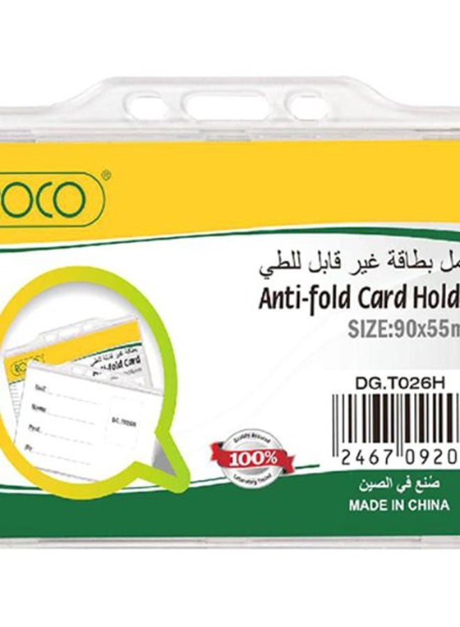 روكو حامل بطاقات هوية مضاد للطي شفاف - Image 2