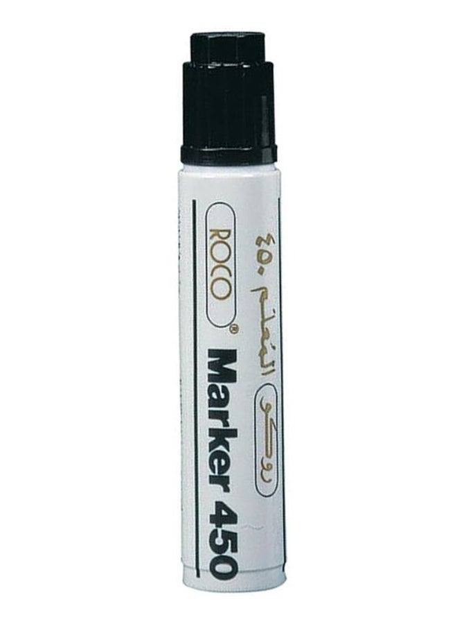ROCO Chisel Tip Permanent Marker White/Gold/Black  - Image 1