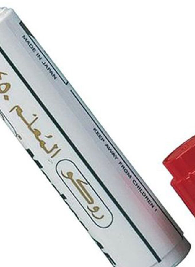 ROCO Chisel Tip Permanent Marker White/Gold/Red  - Image 2