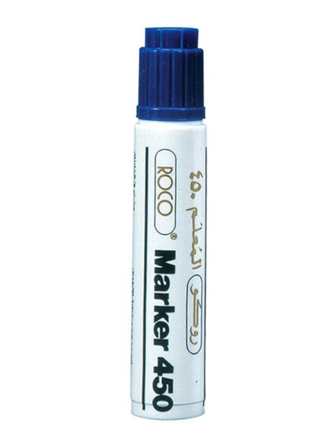 ROCO Chisel Tip Permanent Marker White/Gold/Blue  - Image 1