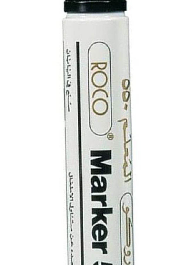 ROCO Chisel Tip Permanent Marker White/Gold/Black  - Image 2