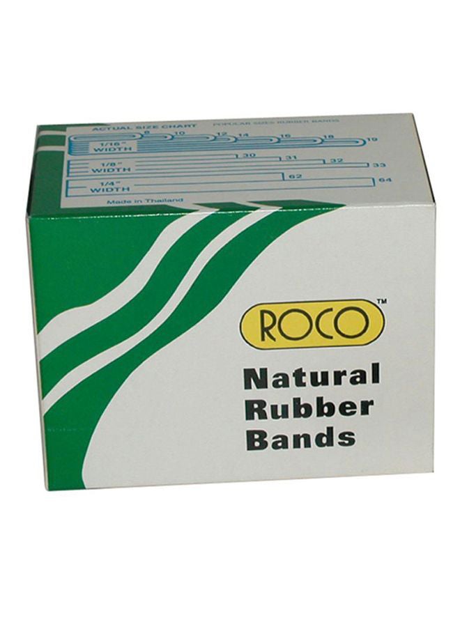 روكو مجموعة أربطة مطاطية طبيعية من 105 قطع بني - Image 2