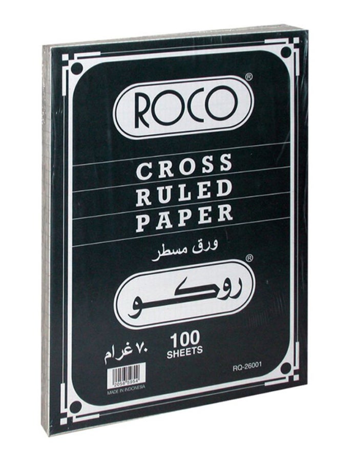 ROCO 100-Piece Cross Ruled Planning Paper