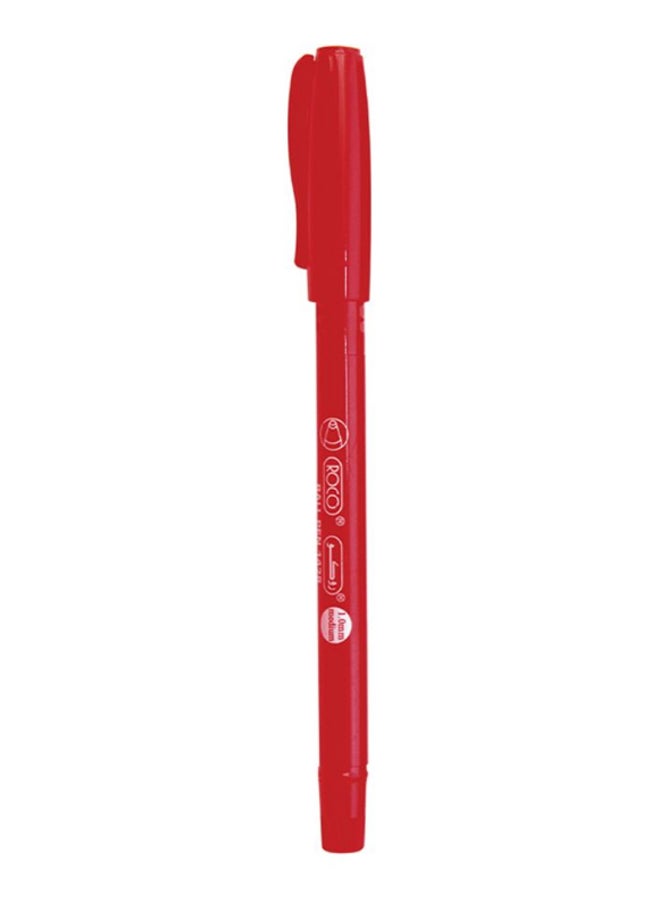 Smooth Writing Ballpoint Pen Red