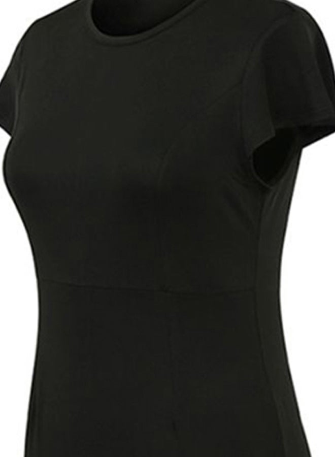 Generic - Slim Fit Midi Dress Black - Image 1
