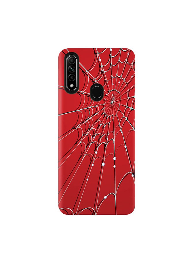 AMC DESIGN Spider Web Pattern Protective Case Cover For  Oppo A31 Red - Image 2
