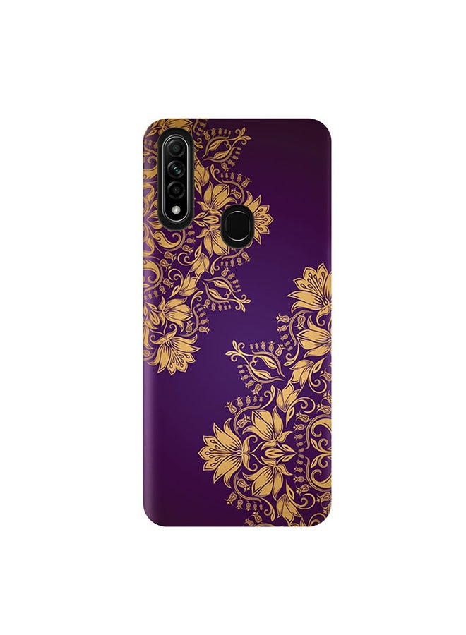 إيه إم سي ديزاين غطاء حماية واق بنقشة زهور الماندالا لهاتف أوبو A31 متعدد الألوان - Image 2