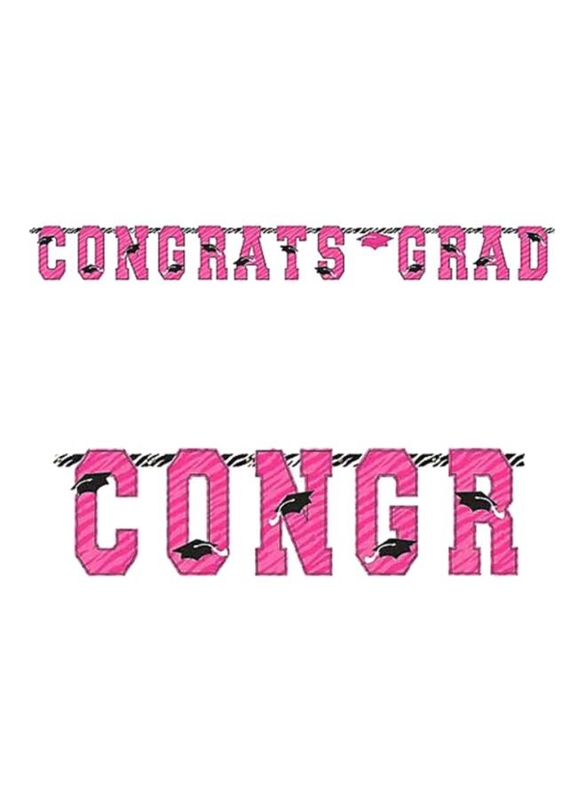 Amscan Congrats Grad Congr Paper Giant Letter Hanging Banner