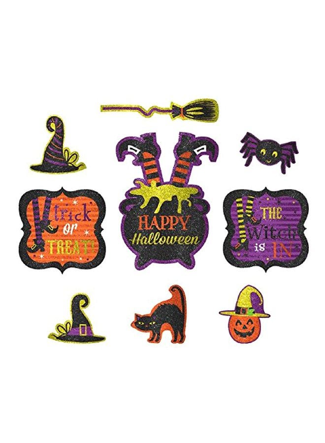 أمسكان مجموعة قصاصات ورقية جذابة ولامعة من 9 قطع - Image 2