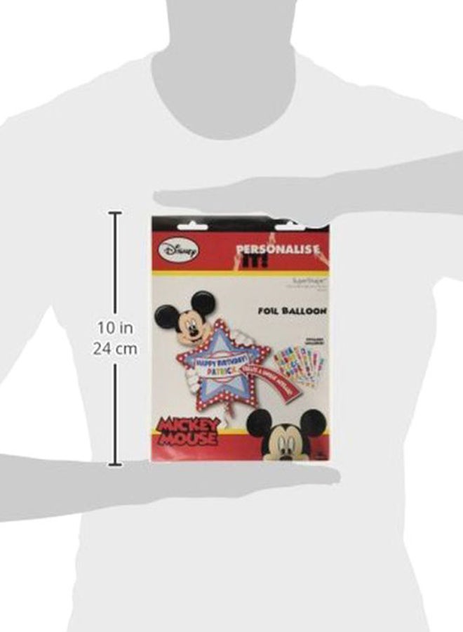 Amscan Mickey Mouse Personalized Happy Birthday Balloon P40 30inch - Image 3