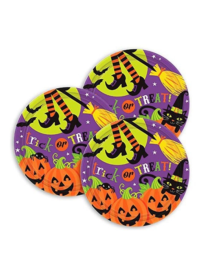 Amscan 18-Piece Witches Crew Round Plate Set 7inch - Image 2