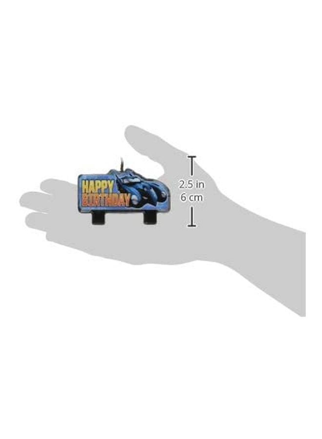 أمسكان طقم شموع مطبوع بعبارة HAPPY BIRTHDAY بنمط باتمان مكون من 4 قطع - Image 2