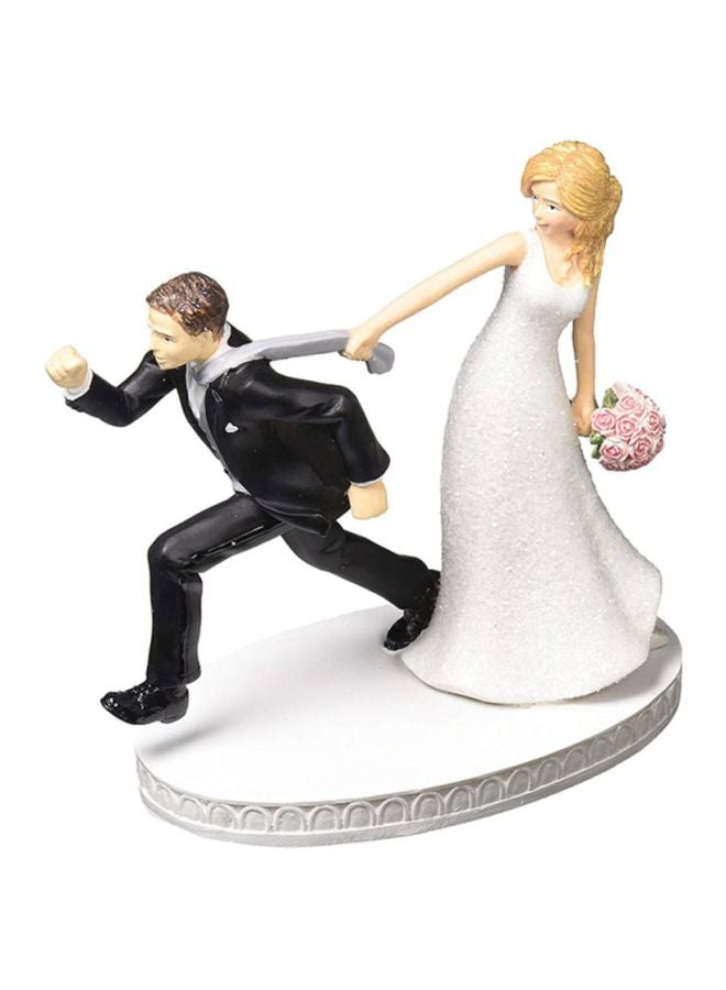 Amscan Tie Puller Cake Topper for Wedding Party Supplies, Decorations - Image 1