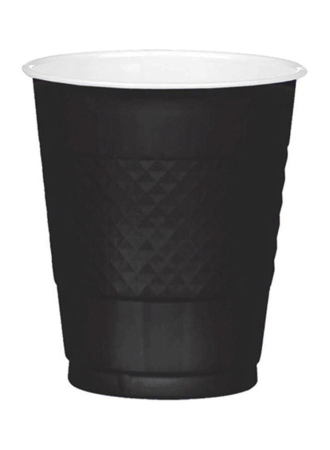 Amscan 20-Piece Reusable Plastic Cup Set 12cm