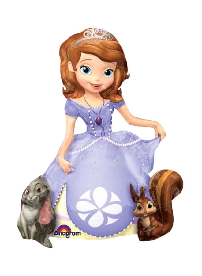 أمسكان بالون من القصدير على شكل صوفيا أير ووكر - Image 1