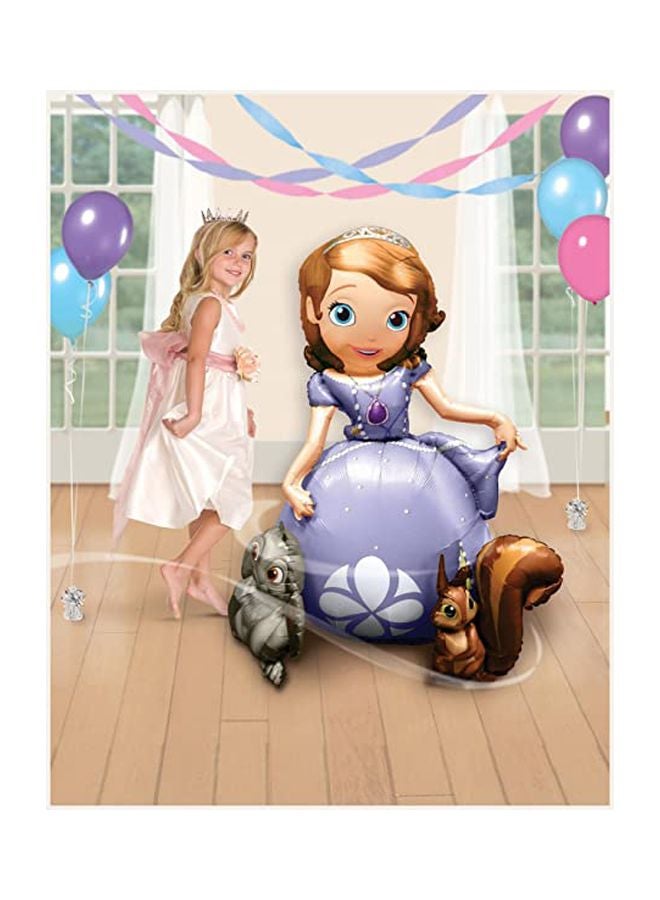 أمسكان بالون من القصدير على شكل صوفيا أير ووكر - Image 2